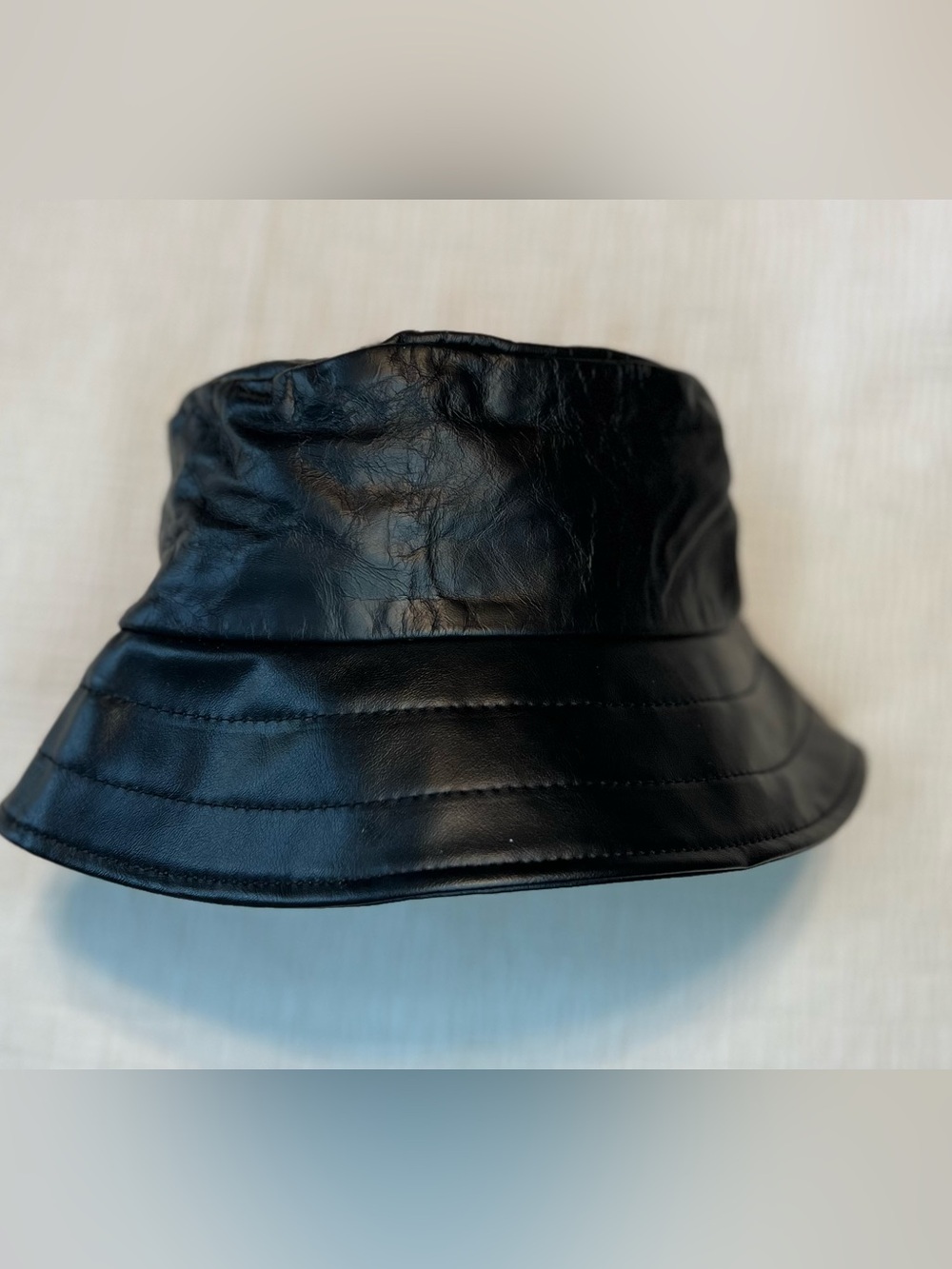 Vintage Winner New York Genuine Leather Bucket Hat USA